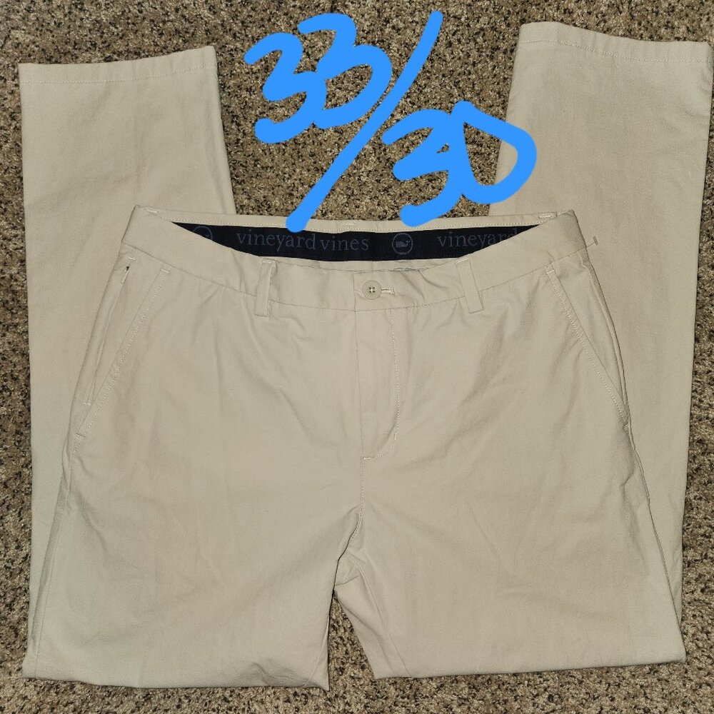 VINEYARD VINES performance ON THE GO pants MEN'S size 33x30
